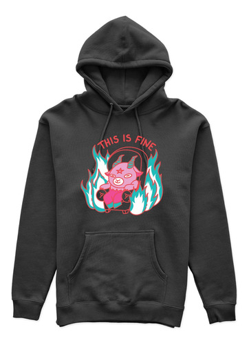 Canguro This Is Fine, Pink Goat Memoestampados