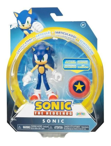  Figura Articulada Sonic Con Accesorio - Envio Gratis