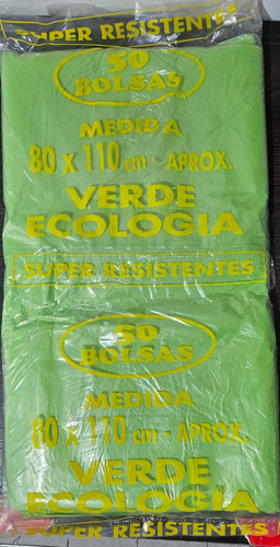 Bolsas Residuo Consorcio Verdes 80 X 110 X 50und