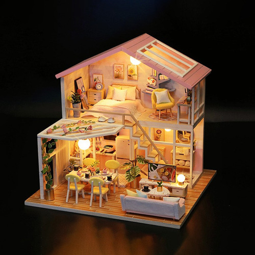 Conjunto Completo De Móveis Creative Doll House