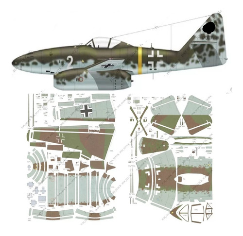 Messerschmitt Me 262 Escala 1.33