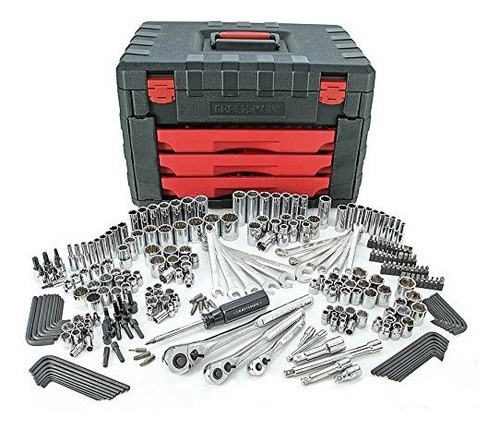 Caja De Herramientas Craftsman Set 270 Piezas Mecanica Xtrc Color Negro