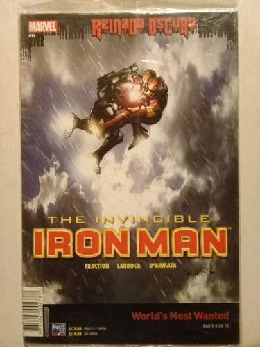The Invincible Iron Man # 11 - Reinado Oscuro - 4/12 - 2012