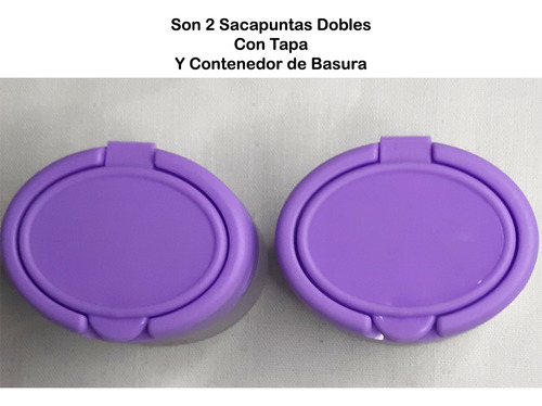 Un Par De Sacapuntas Doble Con Tapa Y Contenedor Sanrio