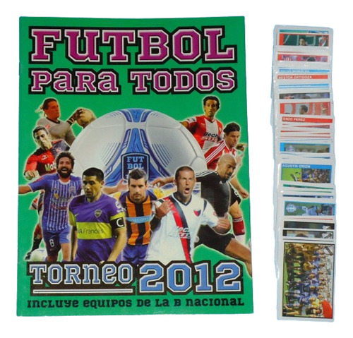 Álbum Fútbol Para Todos Torneo 2012 Completo A Pegar