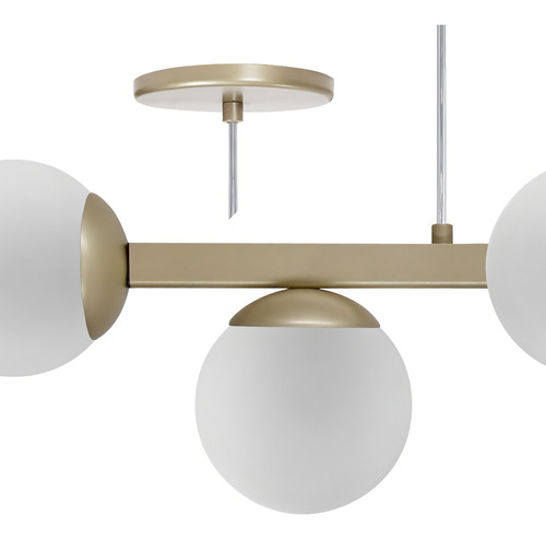 Luminária Pendente Bidirecional De Teto Luminalux Jabuticaba G9 127/220V Decoração 7 Glboos