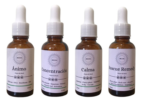 Flores De Bach, Rescue Remedy, Ánimo , Concentración Y Calma