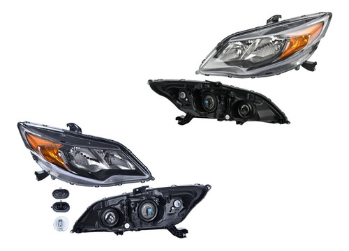 Par Faros Honda Civic 14/15 Depo