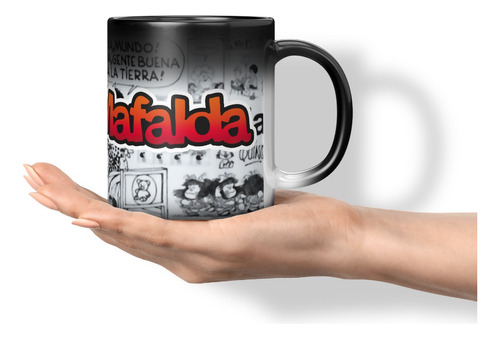 Taza Magica Cambia Color Mafalda 2 - 11 Onzas