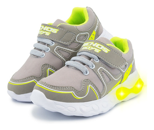 Tenis Tendencia De Luces Colección Para Niño 15-21.5