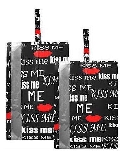 Bolsa Para Zapatos - Susiyo Kiss Me Red Lip Shoe Bags For Tr