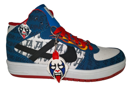 Tenis Panam Bota Lucha Libre Payaso Psycho Clown Triple Aaa