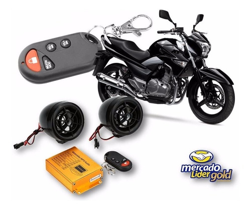 Sistema De Audio Y Alarma Para Moto Mp3 Entrada Usb - Sd !!!