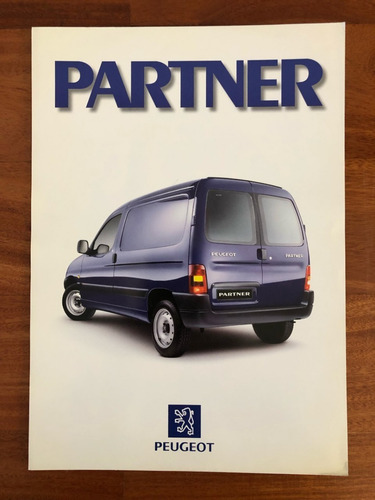 Folleto Agencia Original Peugeot Partner Furgon Olivos - Zwt