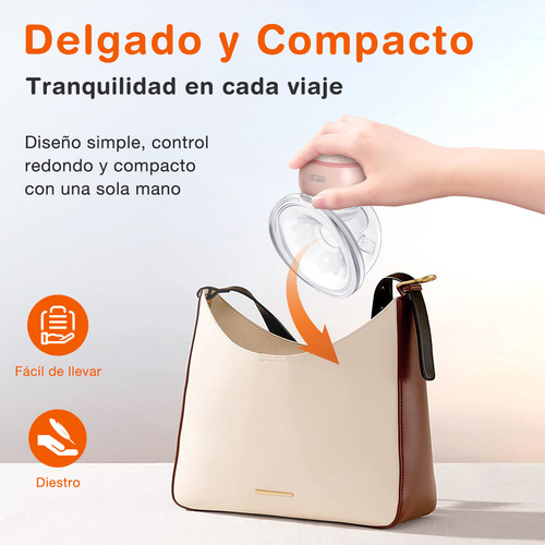 Extractor De Leche Eléctrico Manos Libres Dr.Isla EB30 Sacaleche Materna 4 Modos 12 Niveles Luz Nocturna