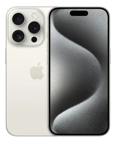 Apple Iphone 15 Pro (256 Gb) - Titanio Blanco + Funda Blanco (Usado)