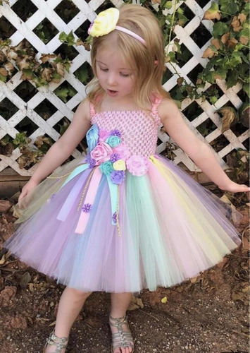 Vestido Unicornio Niña Tutu Corto | Envío gratis Vestido Unicornio Niña Tutu Corto | Envío gratis
