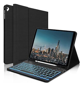 D Dingrich iPad 9.7 Case With Keyboard For 6th Gen(2018) Ssb