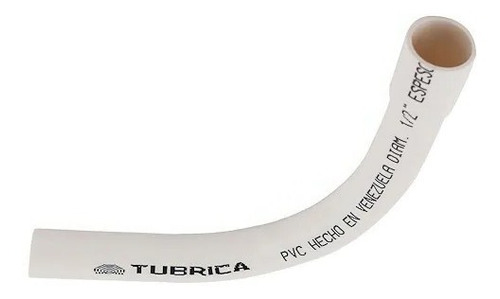 Curva Electricidad Pvc Tubrica 1¨x90°. Precio Pack 5 Und