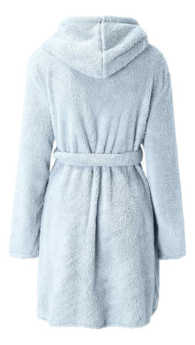 Bata Tipo Kimono De Ducha Con Capucha Para Mujer, Bata De Ba