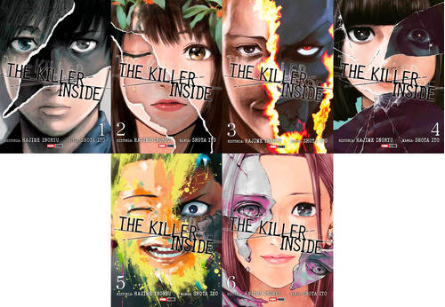 The Killer Inside Manga Panini México Español 6 Tomos