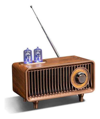 Radio Doméstica Fm Retro Bluetooth Bocinas Inalámbricos