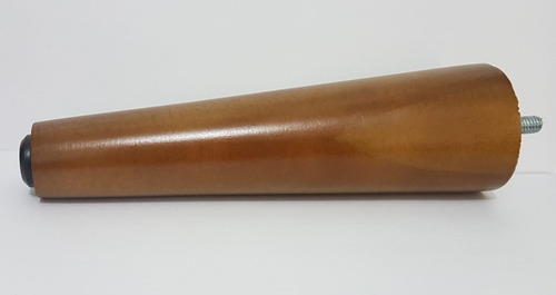 Pé Palito 30cm Madeira Sofá Puff Camabox Recamir Poltrona Mesa Banco+ Bucha Americana Para Usar Reto Kit 4 Pés