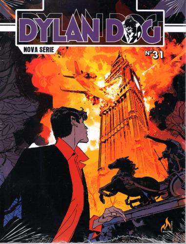 Dylan Dog N° 31 (nova Série) - O Terror - Em Português - Editora Mythos - Formato 16 X 21 - Capa Mole - 2023 - Bonellihq Cx465 I23