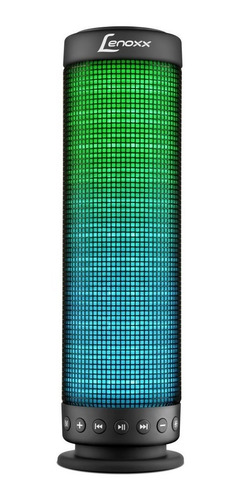 Caixa de som Lenoxx BT503 portátil com bluetooth preta 110V/220V