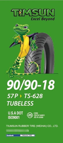 Cubierta Timsun 4.60 18 Ts829