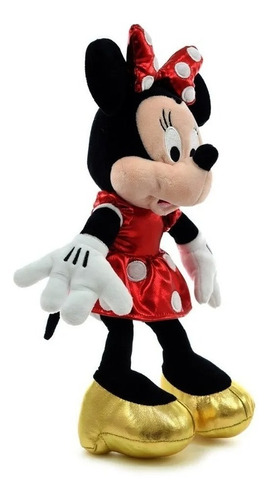 Peluche Minnie Mouse 30 Cm Con Brillos Disney Original Ed