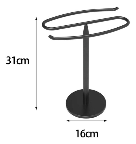 Wpd Soporte Moderno Para Toallas De Baño, Mesa, Toallas De