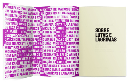 Sobre lutas e lágrimas: Uma biografia de 2018: O ano que flertou com o apocalipse, de Magalhães, Mário. Editorial Editora Record Ltda., capa mole em português, 2019