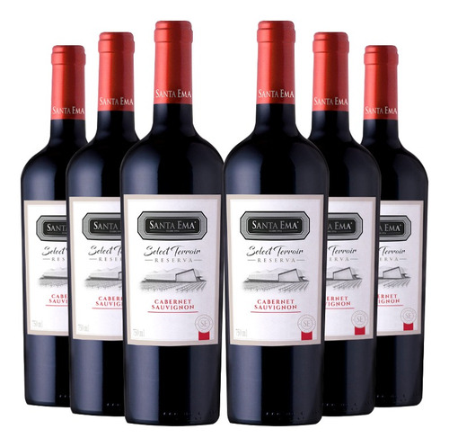 6 Vinos Santa Ema Select Terroir Cabernet Sauvignon