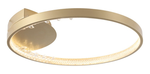 Plafon Milenium Dourado 50cm 31w 3000k - Oc027al - Bella