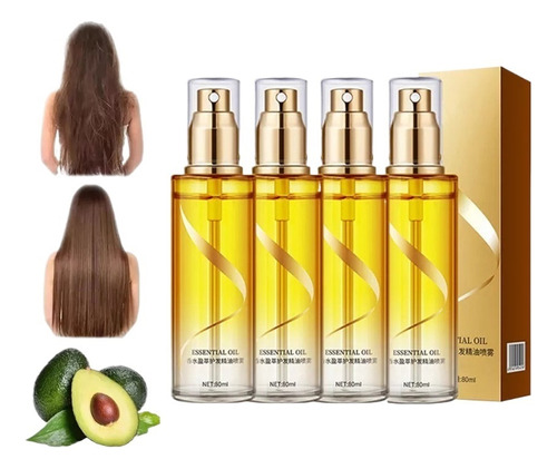 Sérum Nutricional Leave-in Para El Cuidado Del Cabello 4 Vec