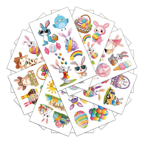 Tz Tatuaje Temporal De Pascua Para Niños Tatuaje Temporal