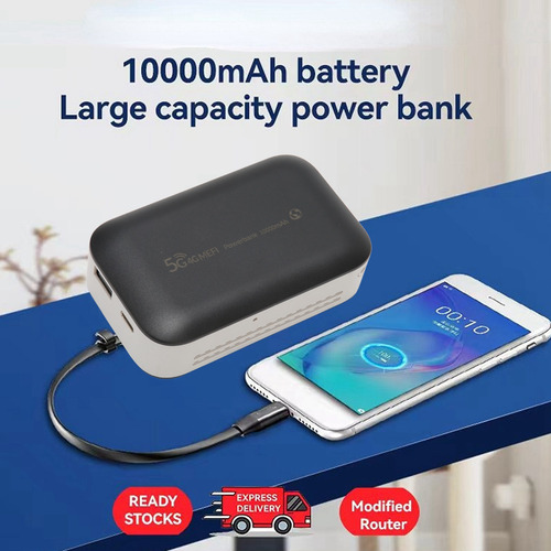 Modem Mifi Inalambrico Internet 4glte Wifi Portatil 10000mah