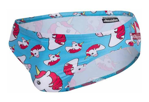 Bañador Tanga Unicornios Aussiebum Original