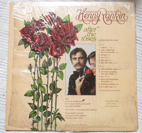 Imagen 2 de 5 de Kenny Rankin - After The Roses (atlantic Sd 19271) Usa