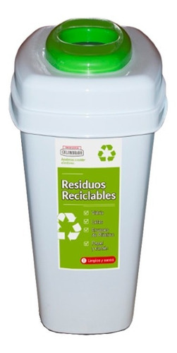 Recipiente De Residuos Basura/reciclado  50 Lts Colombraro