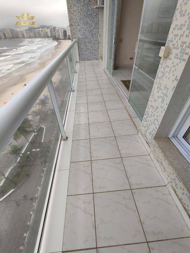 Imagem 8 de 19 de Apartamento A Veda Na Praia Das Pitangueiras, 3 Dormitórios Sendo 1 Suíte, Frente Total Para O Mar, 160 M² De Área Útil. - Ap1114
