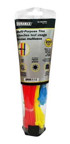 Cincho Zuncho Bridas Multiusos X200 Pcs Colores Ref. 63902