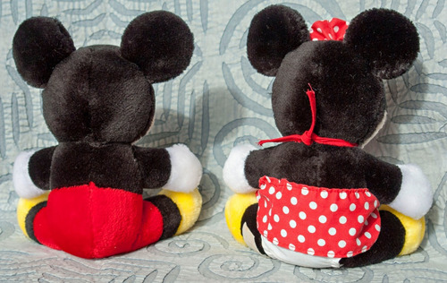 Peluche Mickey Y Minnie Disney Stores Original 20 Cm