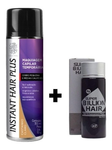 Instant Hair Plus 300ml + Super Billion Hair 8g