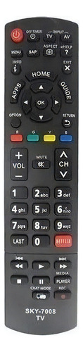 Controle Remoto P/tv Lcd Panasonic C/netflix