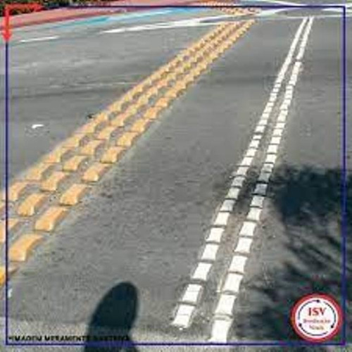Kit de tráfico reflectante bidireccional con 10 tachuelas