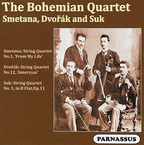 Cd The Bohemian String Quartet Plays Smetana Dvorak And Su 