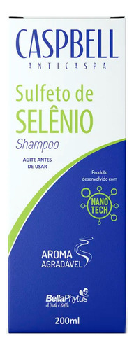 Shampoo Anticaspa Bellaphytus 200ml - Sulfeto De SelĂȘnio