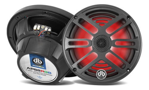 Bocinas Coaxiales Db Drive Aps8rgb 125w Rms 8 PuLG 2 Vías